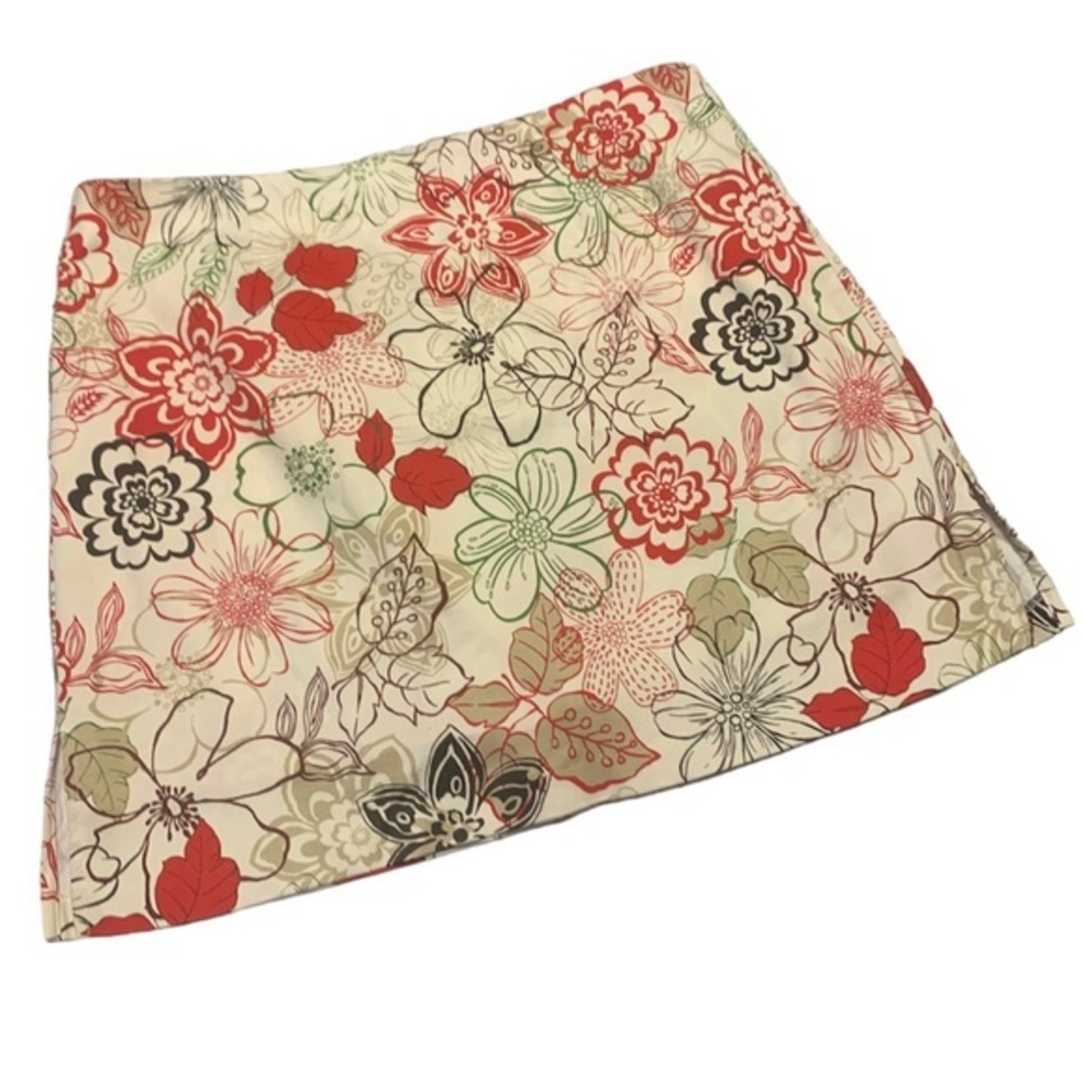 Bamboo Traders Floral Golf Skort